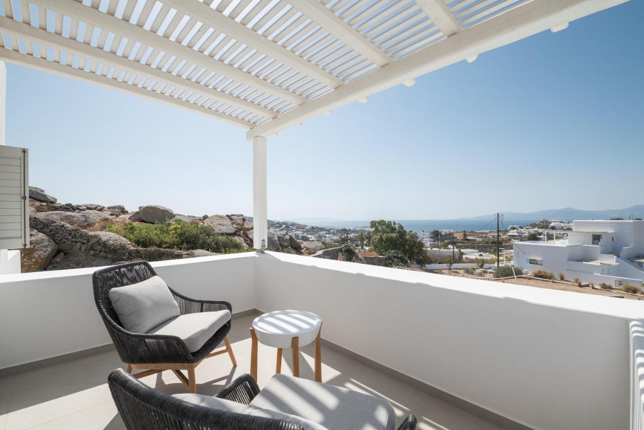 Villa Petra Mare Above Mykonos Town Private Pool ภายนอก รูปภาพ