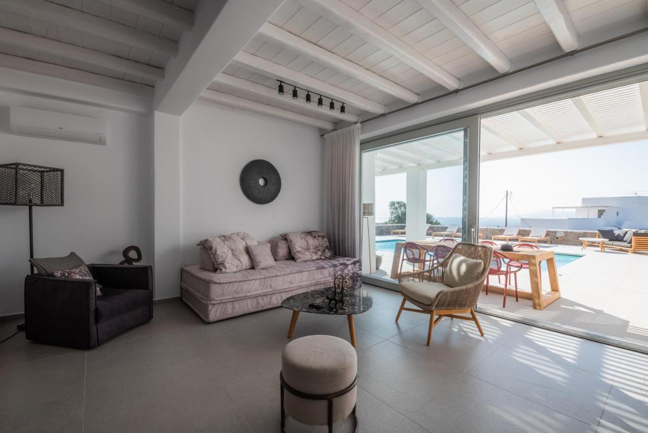 Villa Petra Mare Above Mykonos Town Private Pool ภายนอก รูปภาพ