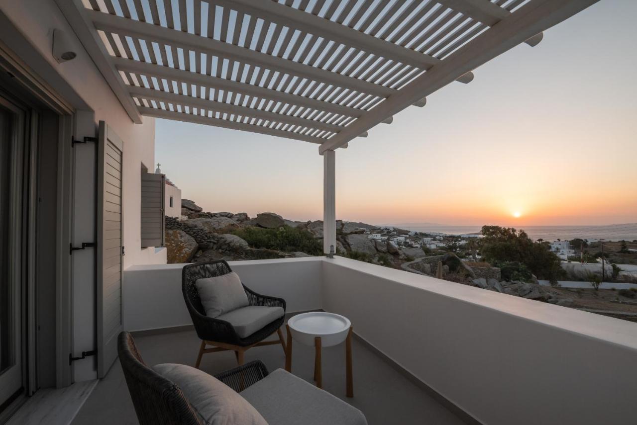 Villa Petra Mare Above Mykonos Town Private Pool ภายนอก รูปภาพ